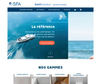 Sanimarin.com(Leader du wc automatique pour vos bateaux) Screenshot