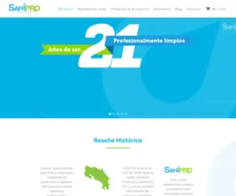 Saniprocr.com(Profesionalmente limpio) Screenshot