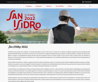 Sanisidromadrid.com(Programa de San Isidro 2022) Screenshot