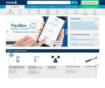 Sanistaal.dk(Sanistål) Screenshot