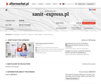 Sanit-Express.pl(Sanit Express) Screenshot