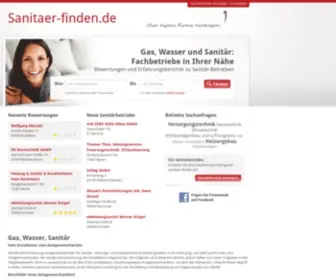 Sanitaer-Finden.de(Sanitärbetriebe) Screenshot