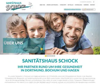 Sanitaetshaus-Schock.de(Sanitaetshaus Schock) Screenshot