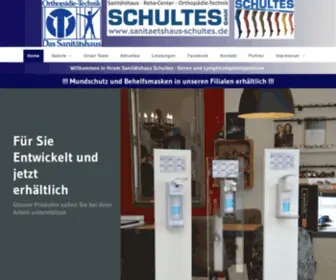 Sanitaetshaus-Schultes.de(Sanitaetshaus Schultes) Screenshot