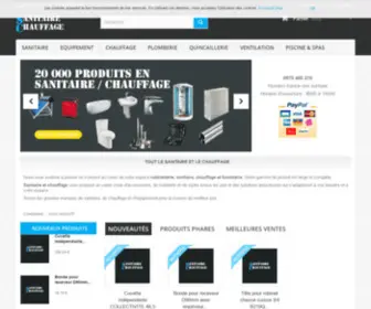 Sanitaire-ET-Chauffage.com(SANITAIRE ET CHAUFFAGE) Screenshot