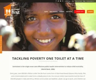 Sanitationfirst.org(Sanitation) Screenshot