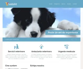 Sanitavet.ro(SanitaVet Cabinet veterinar Drumul Taberei sector 6 Valea Oltului Bucuresti) Screenshot