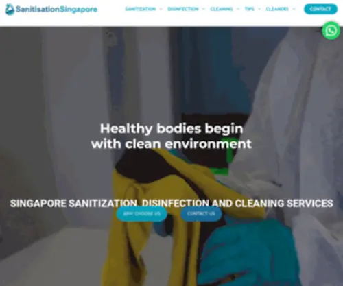 Sanitisationsingapore.com(Sanitization) Screenshot