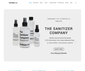 Sanitizer.co(The Sanitizer Company) Screenshot