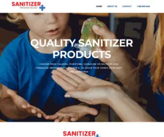 Sanitizerplus.com(Sanitizer products) Screenshot