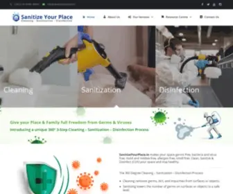 Sanitizeyourplace.in(Sanitize Your Place) Screenshot