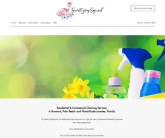 Sanitizing-Squad.com(SanitizingSquad) Screenshot