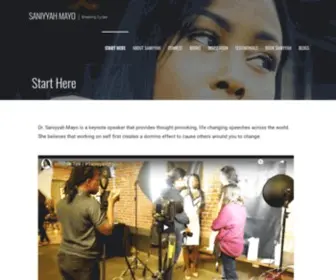 Saniyyahmayo.com(Breaking Cycles) Screenshot