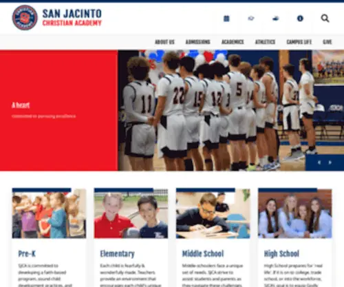 Sanjac.org(San Jacinto Christian Academy) Screenshot