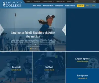 Sanjacsports.com(San Jacinto College) Screenshot