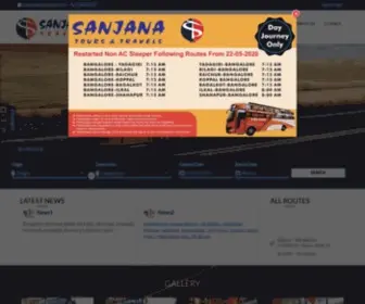 Sanjanabus.com(Sanjana Travels) Screenshot