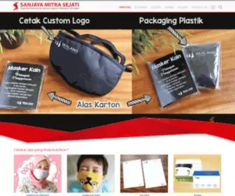 Sanjayams.com(Percetakan & Souvenir Berkualitas di Jakarta) Screenshot