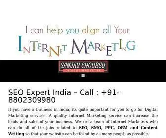 Sanjaychoubey.com(SEO Expert India) Screenshot