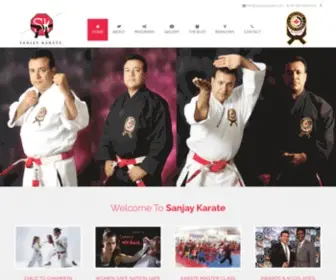 Sanjaykarate.com(Sanjay Karate School) Screenshot