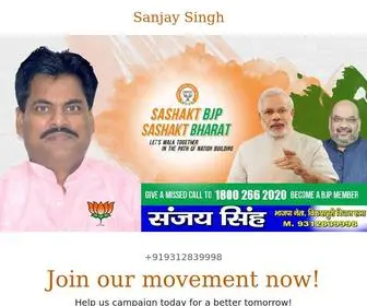 SanjaysinghbjPvikaspuri.com(Sanjay Singh bjp vikaspuri) Screenshot