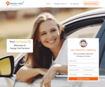 Sanjaytaxiservices.com(Sanjay Taxi Services) Screenshot