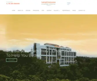 Sanjeevanam.com(Sanjeevanam Ayurveda Hospital) Screenshot