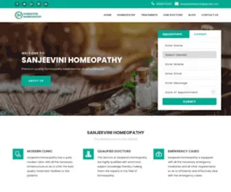 Sanjeevinihomeopathy.com(Sanjeevini Homeopathy) Screenshot