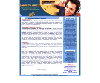 SanjeevMusic.com(Indian midi music) Screenshot