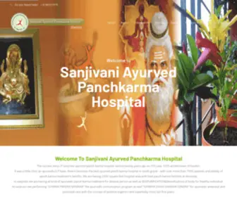 Sanjivaniayurved.co(Ayurvedic Hospital in Bardoli) Screenshot