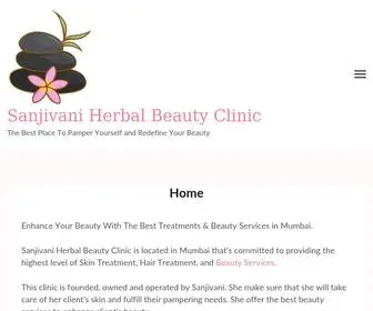 Sanjivaniherbalbeautyclinic.com(Beauty Parlor) Screenshot