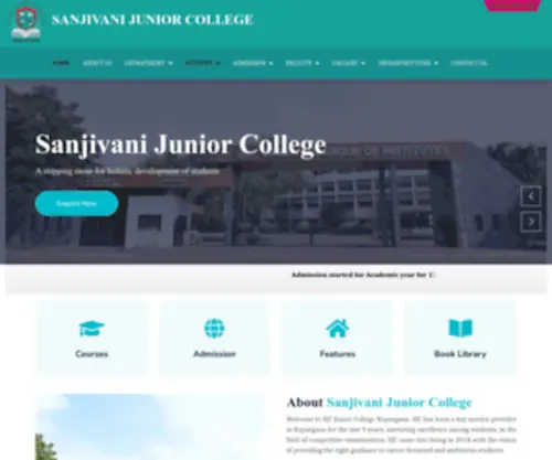 Sanjivanijunior.org.in(Sanjivani Junior College) Screenshot