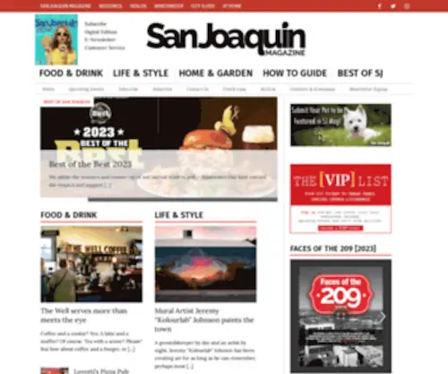 Sanjoaquinmagazine.com(San Joaquin Magazine) Screenshot