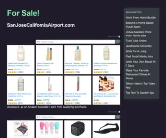 Sanjosecaliforniaairport.com(San Jose California Airport) Screenshot