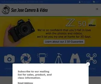 Sanjosecamera.com(Family owned and operated since 1929. San Jose Camera & Video) Screenshot