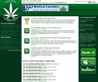 Sanjosecannabisclubs.com(San Jose Cannabis Clubs) Screenshot