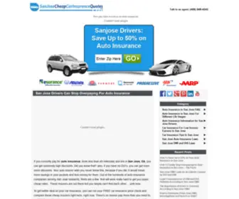 Sanjosecheapcarinsurancequotes.com(San Jose Drivers Can Stop Overpaying For Auto Insurance) Screenshot