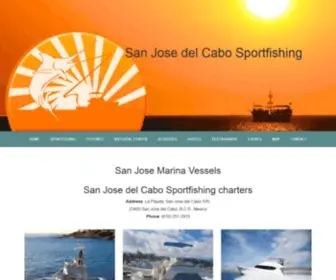 Sanjosedelcabosportfishing.com(San Jose del Cabo sport Fishing) Screenshot