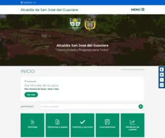 Sanjosedelguaviare-Guaviare.gov.co(Alcaldía) Screenshot