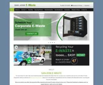 Sanjoseewaste.com(San Jose E Waste) Screenshot