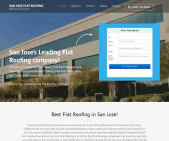 Sanjoseflatroofing.com(Leading Flat Roofing Company) Screenshot