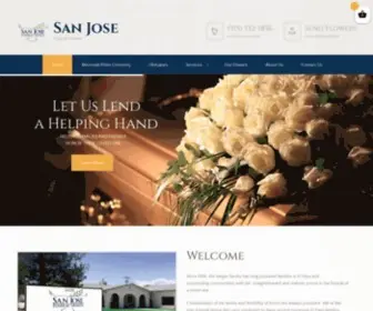 Sanjosefuneralhome.com(El Paso Funeral Home) Screenshot