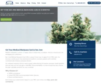 Sanjosemedicalmarijuanacard.com(Medical Marijuana Card) Screenshot