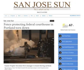 Sanjosesun.com(San Jose Sun) Screenshot