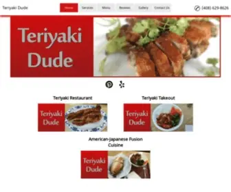 Sanjoseteriyaki.com(Teriyaki Dude is a Teriyaki Restaurant in San Jose) Screenshot
