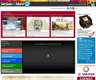 Sanjuanalmundo.com(San Juan al Mundo) Screenshot