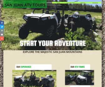 Sanjuanatvtours.com(San Juan ATV Tours Pagosa Springs) Screenshot