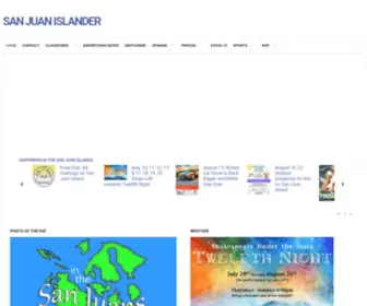 Sanjuanislander.com(San Juan Islander) Screenshot