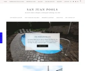 Sanjuanpools.com Screenshot