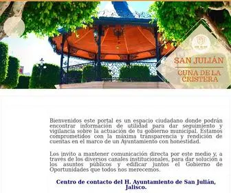 Sanjulian.gob.mx(Ayuntamiento de San Julián) Screenshot