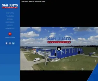 Sanjustoiluminacion.com.ar(San Justo iluminación) Screenshot